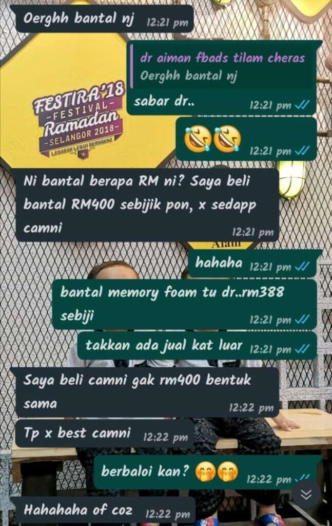 Coway Tilam - Customer Whatsapp Review - 03