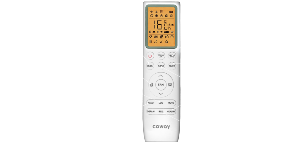 Coway Air Conditioner - Remote Control Settings
